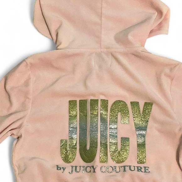 Juicy Couture Jackets & Blazers - Juicy Couture Light Pink Zip-Up Hoodie